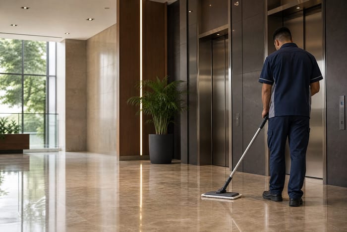 Limpeza e conservação de áreas comuns: o que esperar de uma equipe profissional